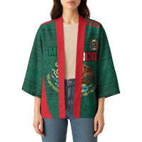 Custom Mexico Football Kimono Aztec Eagle Spirit - Wonder Print Shop
