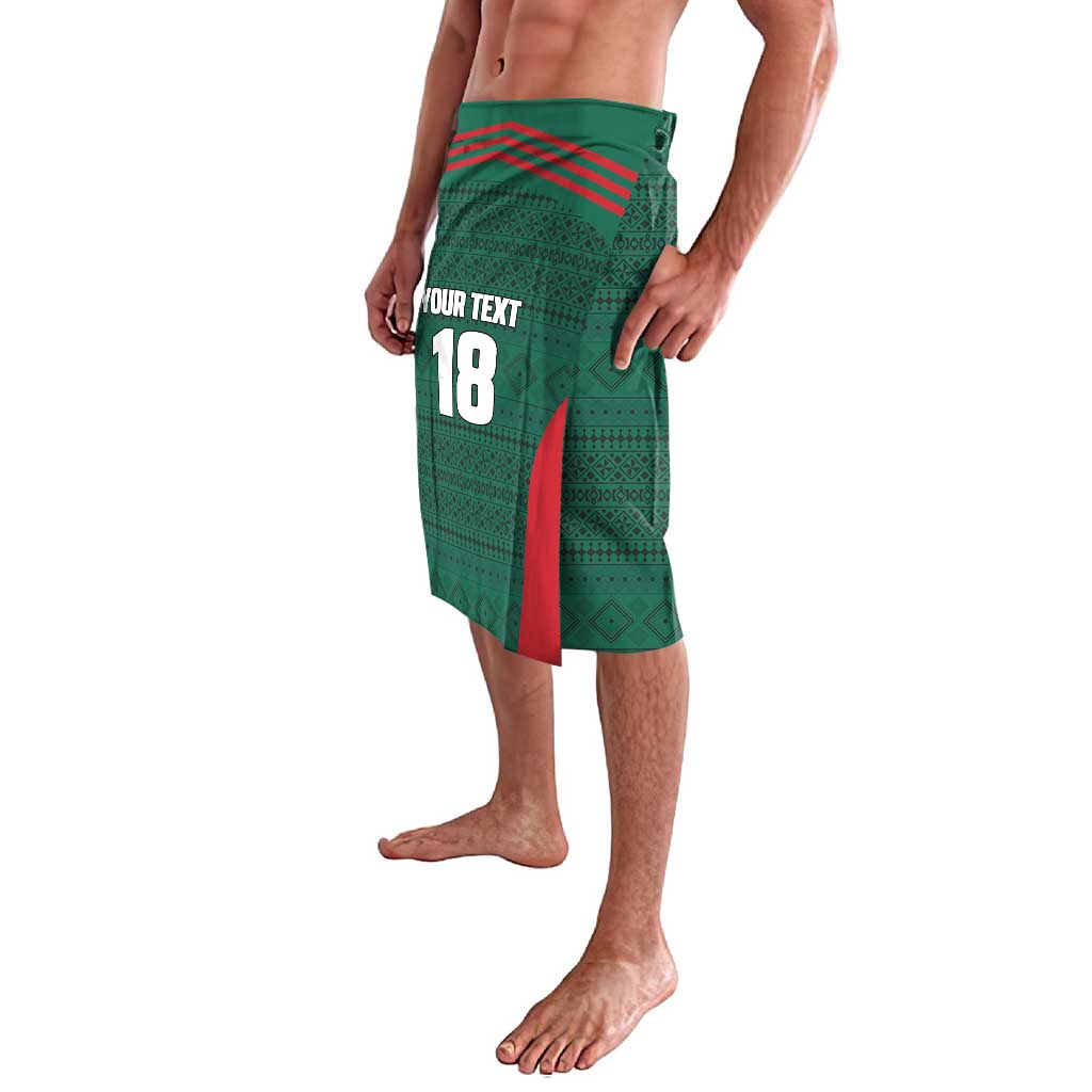 Custom Mexico Football Lavalava Aztec Eagle Spirit - Wonder Print Shop