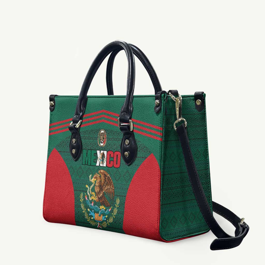 Mexico Football Leather Bag Aztec Eagle Spirit - Wonder Print Shop