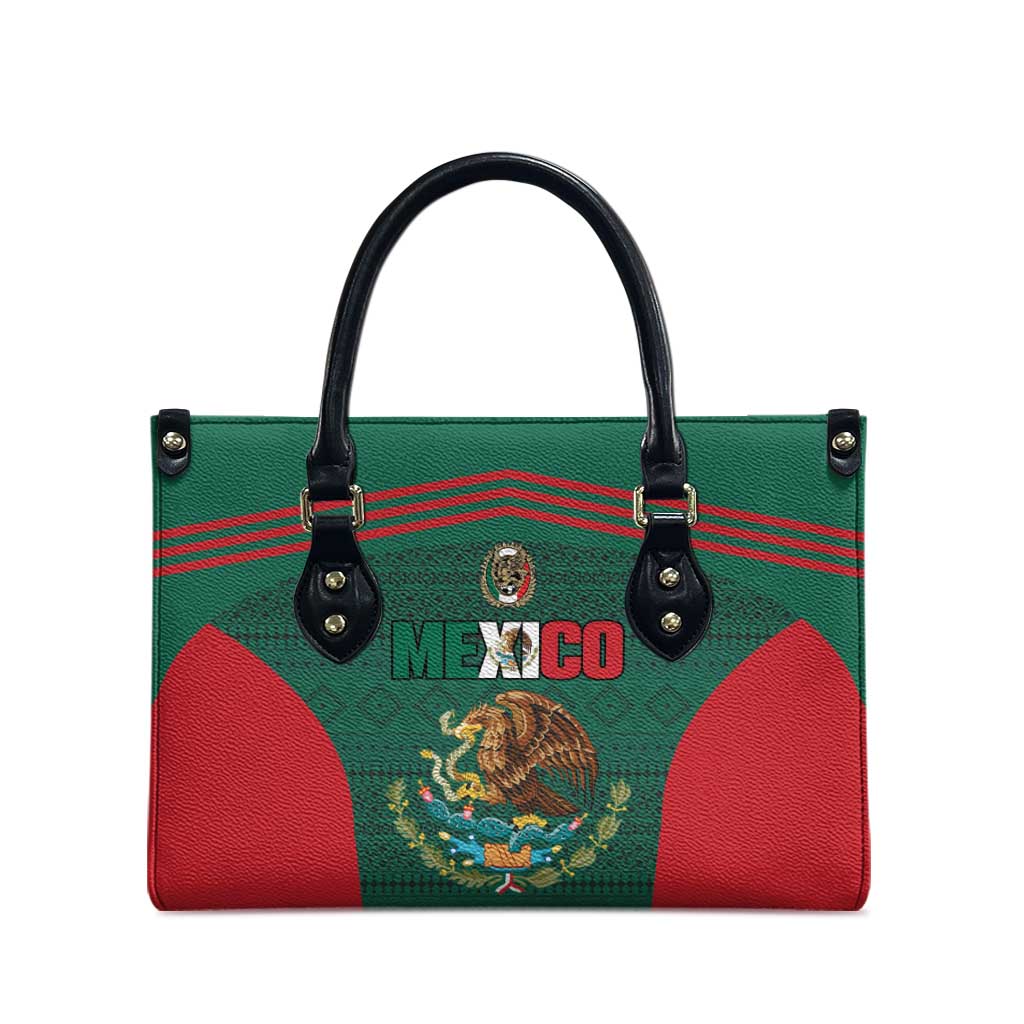 Mexico Football Leather Bag Aztec Eagle Spirit - Wonder Print Shop