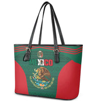 Mexico Football Leather Tote Bag Aztec Eagle Spirit - Wonder Print Shop