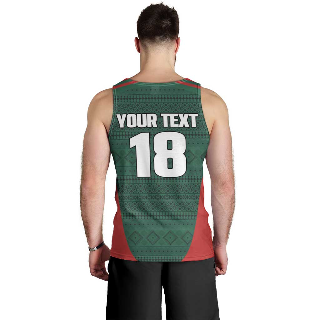 Custom Mexico Football Men Tank Top Aztec Eagle Spirit - Wonder Print Shop