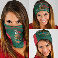 Mexico Football Neck Gaiter Aztec Eagle Spirit - Wonder Print Shop