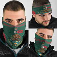 Mexico Football Neck Gaiter Aztec Eagle Spirit - Wonder Print Shop