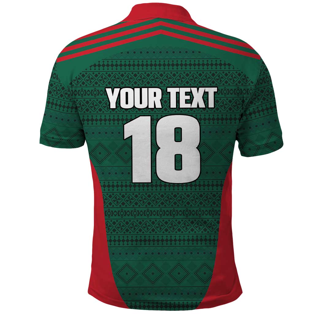 Custom Mexico Football Polo Shirt Aztec Eagle Spirit - Wonder Print Shop