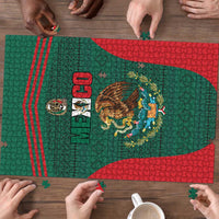 Mexico Football Puzzle Aztec Eagle Spirit - Wonder Print Shop