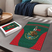 Mexico Football Puzzle Aztec Eagle Spirit - Wonder Print Shop