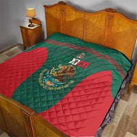 Mexico Football Quilt Aztec Eagle Spirit - Wonder Print Shop