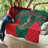 Mexico Football Quilt Aztec Eagle Spirit - Wonder Print Shop