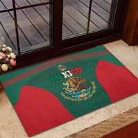 Mexico Football Rubber Doormat Aztec Eagle Spirit - Wonder Print Shop