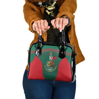 Mexico Football Shoulder Handbag Aztec Eagle Spirit - Wonder Print Shop