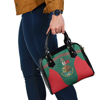 Mexico Football Shoulder Handbag Aztec Eagle Spirit - Wonder Print Shop