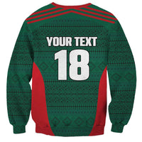Custom Mexico Football Sweatshirt Aztec Eagle Spirit - Wonder Print Shop