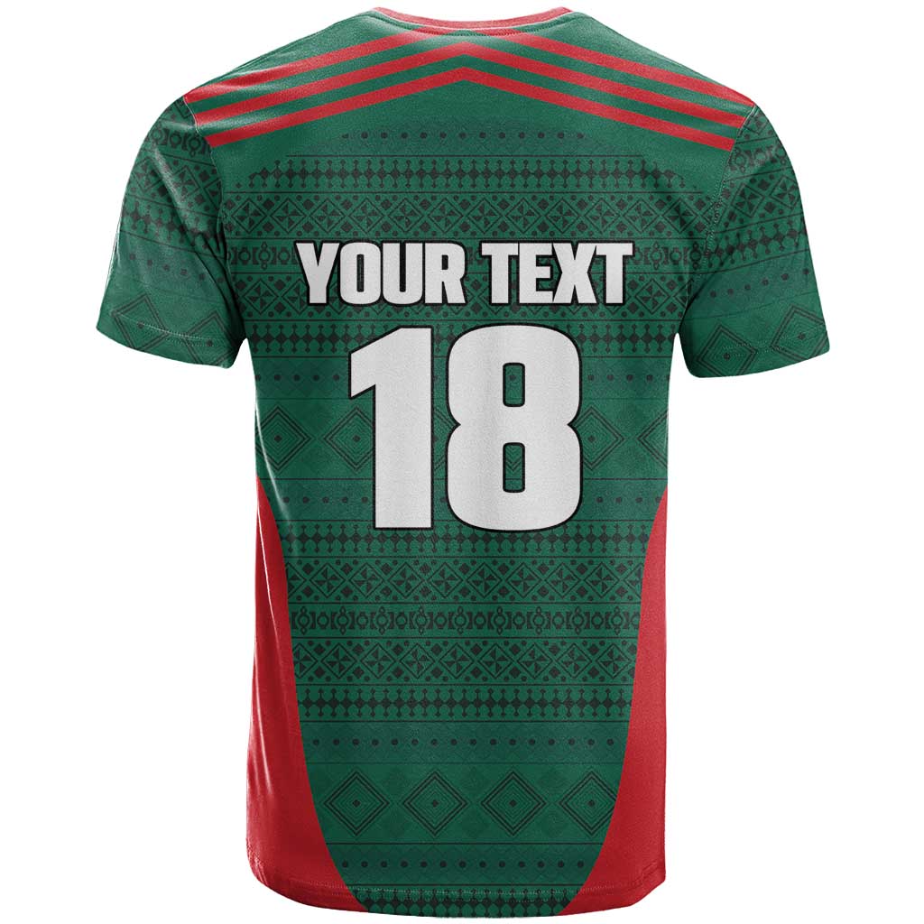Custom Mexico Football T Shirt Aztec Eagle Spirit - Wonder Print Shop