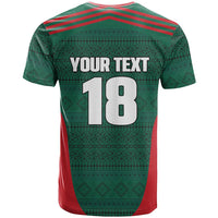 Custom Mexico Football T Shirt Aztec Eagle Spirit - Wonder Print Shop