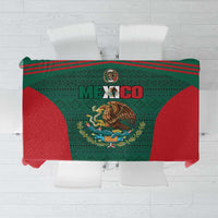 Mexico Football Tablecloth Aztec Eagle Spirit - Wonder Print Shop
