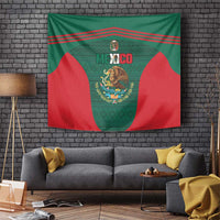 Mexico Football Tapestry Aztec Eagle Spirit - Wonder Print Shop