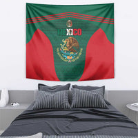 Mexico Football Tapestry Aztec Eagle Spirit - Wonder Print Shop