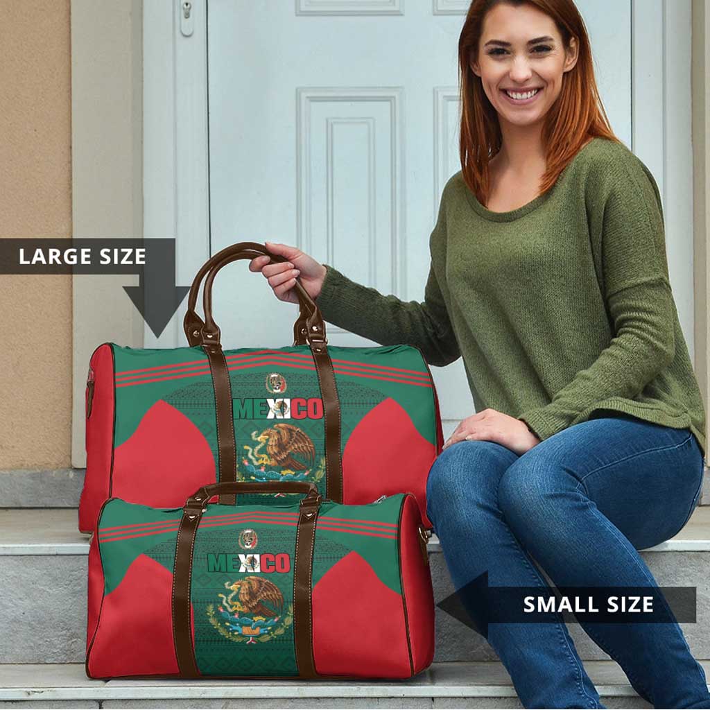 Mexico Football Travel Bag Aztec Eagle Spirit - Wonder Print Shop