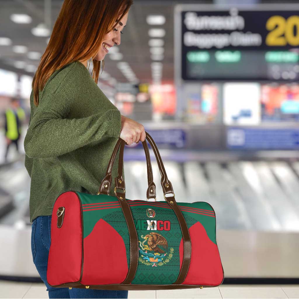 Mexico Football Travel Bag Aztec Eagle Spirit - Wonder Print Shop