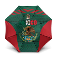 Mexico Football Umbrella Aztec Eagle Spirit - Wonder Print Shop