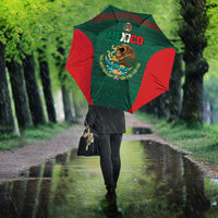 Mexico Football Umbrella Aztec Eagle Spirit - Wonder Print Shop