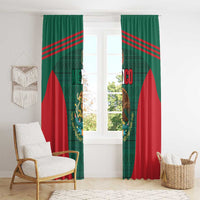 Mexico Football Window Curtain Aztec Eagle Spirit - Wonder Print Shop