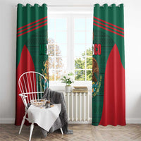 Mexico Football Window Curtain Aztec Eagle Spirit - Wonder Print Shop
