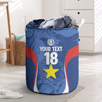 Custom Paraguay Football Laundry Basket La Albirroja Pride - Wonder Print Shop
