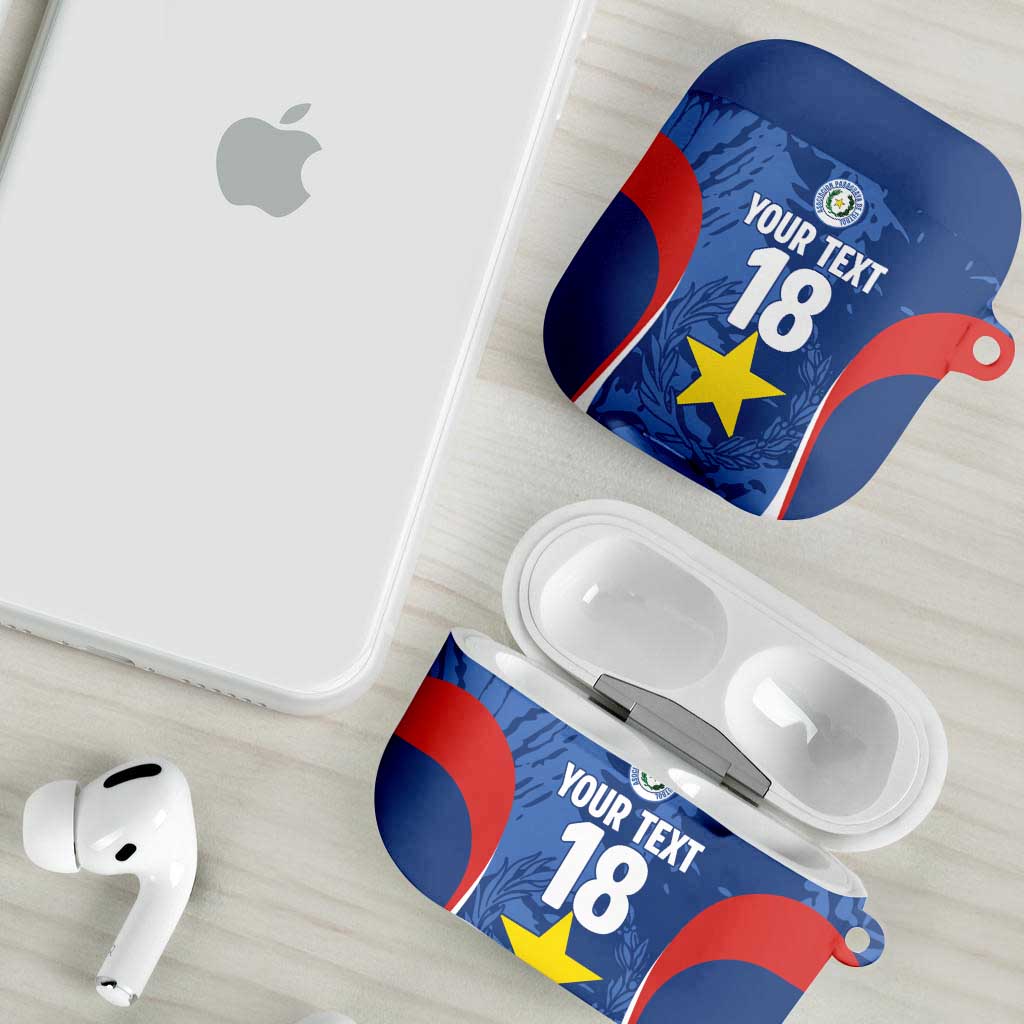 Custom Paraguay Football AirPods Case La Albirroja Pride - Wonder Print Shop