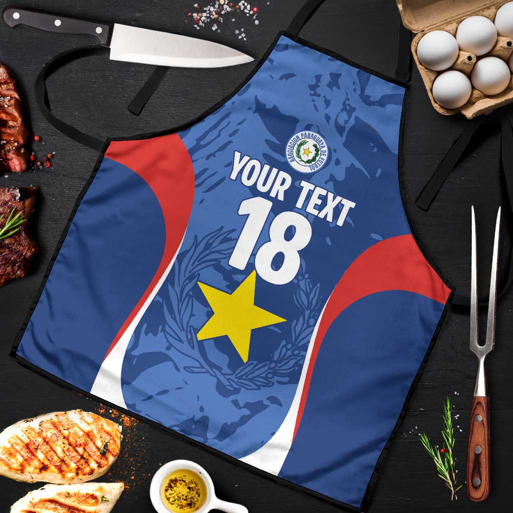 Custom Paraguay Football Apron La Albirroja Pride - Wonder Print Shop