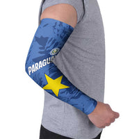 Custom Paraguay Football Arm Sleeves La Albirroja Pride - Wonder Print Shop