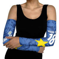 Custom Paraguay Football Arm Sleeves La Albirroja Pride - Wonder Print Shop
