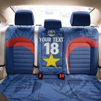 Custom Paraguay Football Back Car Seat Cover La Albirroja Pride - Wonder Print Shop
