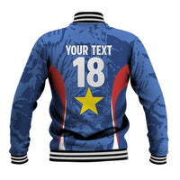 Custom Paraguay Football Baseball Jacket La Albirroja Pride - Wonder Print Shop