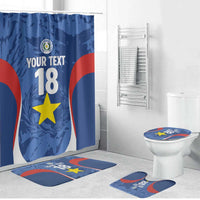 Custom Paraguay Football Bathroom Set La Albirroja Pride - Wonder Print Shop