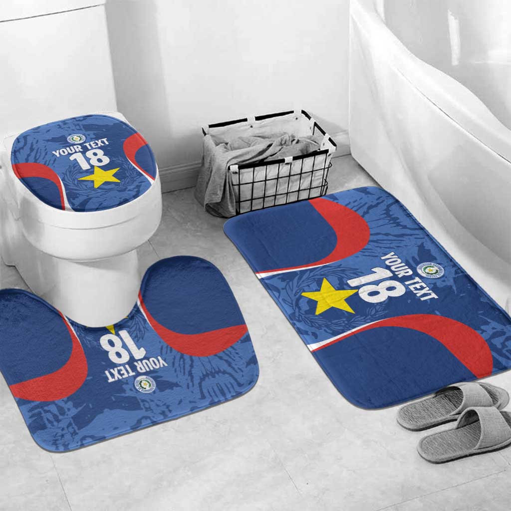 Custom Paraguay Football Bathroom Set La Albirroja Pride - Wonder Print Shop