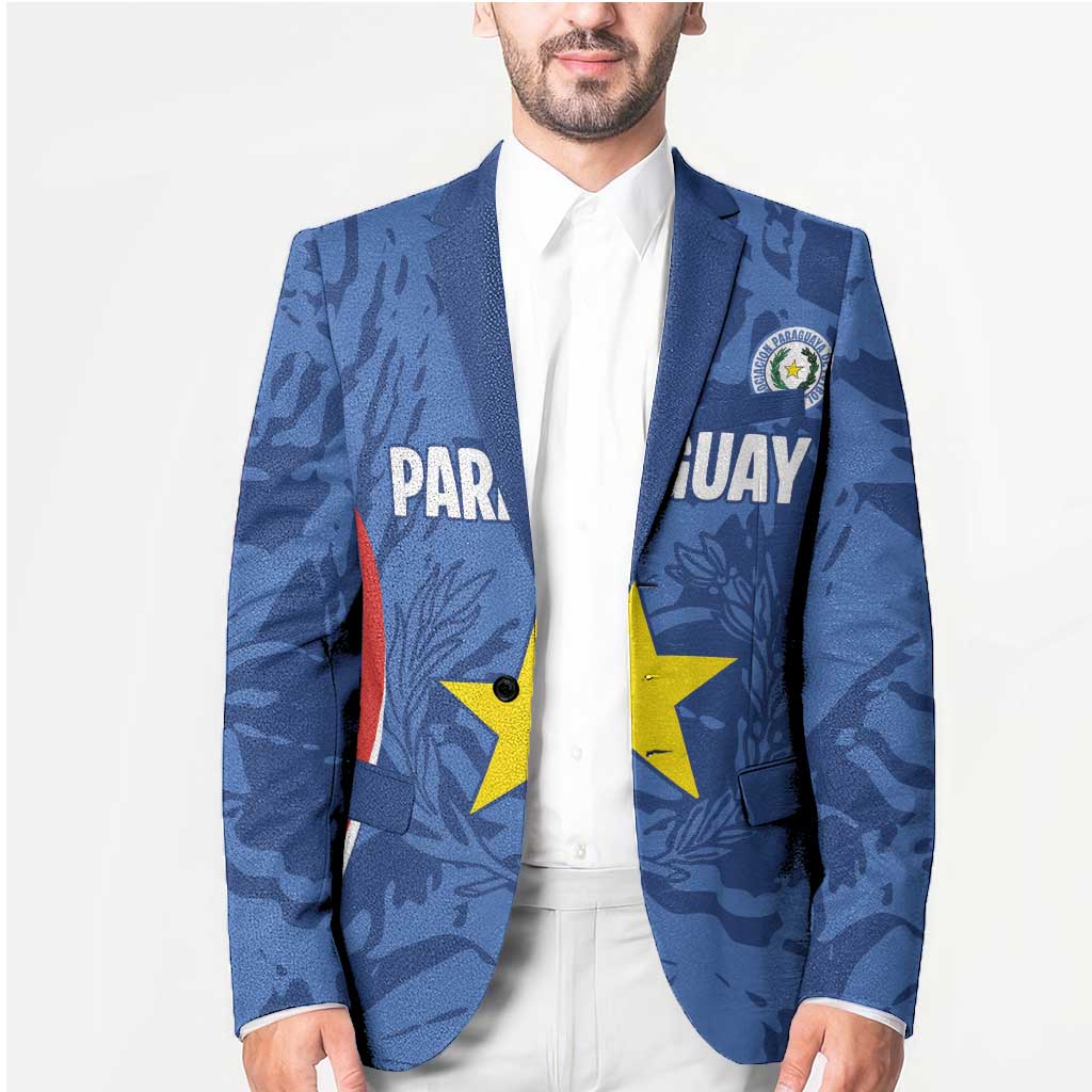 Custom Paraguay Football Blazer La Albirroja Pride - Wonder Print Shop