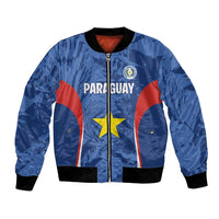 Custom Paraguay Football Bomber Jacket La Albirroja Pride - Wonder Print Shop