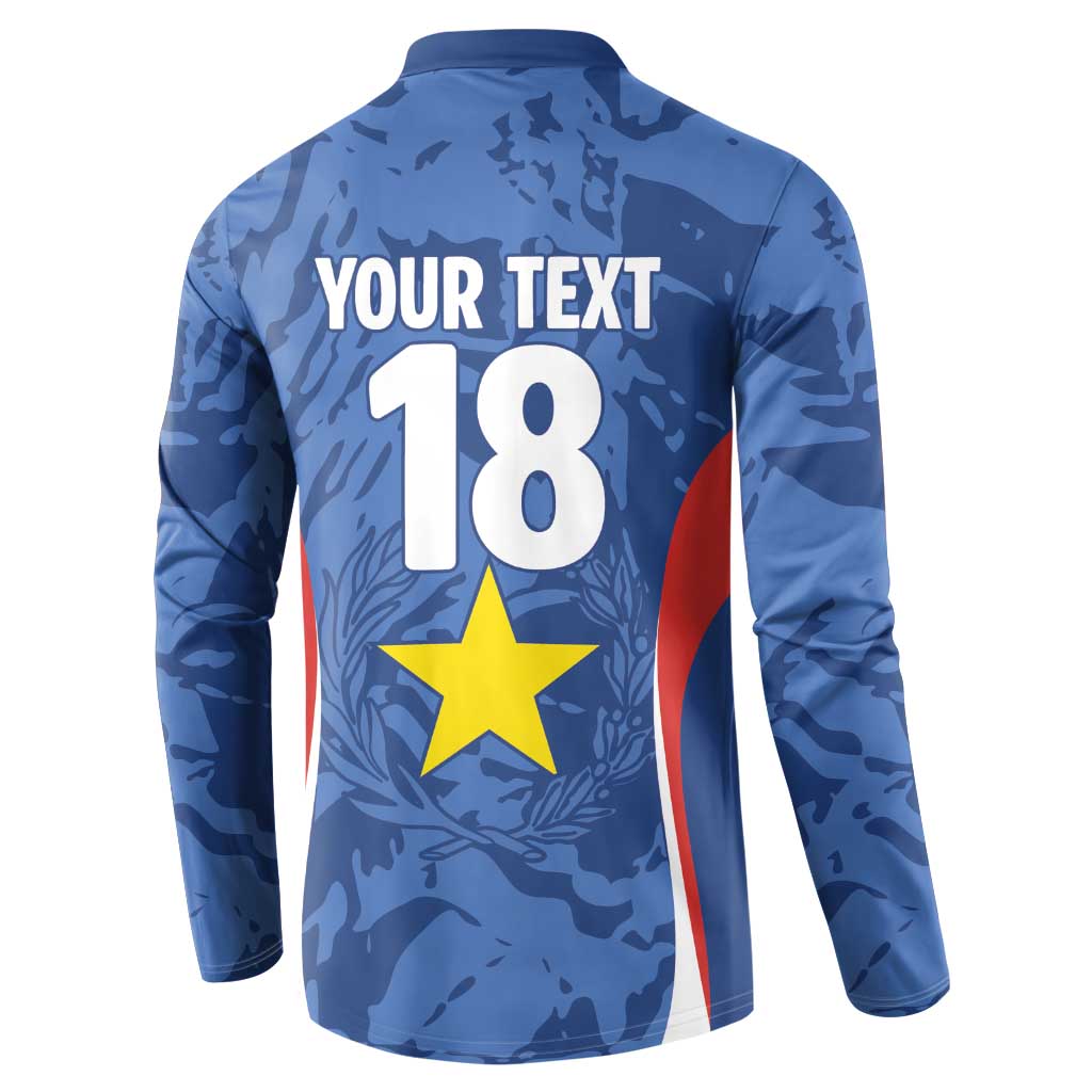Custom Paraguay Football Button Sweatshirt La Albirroja Pride - Wonder Print Shop