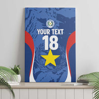 Custom Paraguay Football Canvas Wall Art La Albirroja Pride - Wonder Print Shop