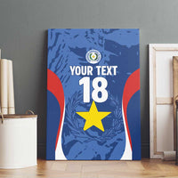Custom Paraguay Football Canvas Wall Art La Albirroja Pride - Wonder Print Shop