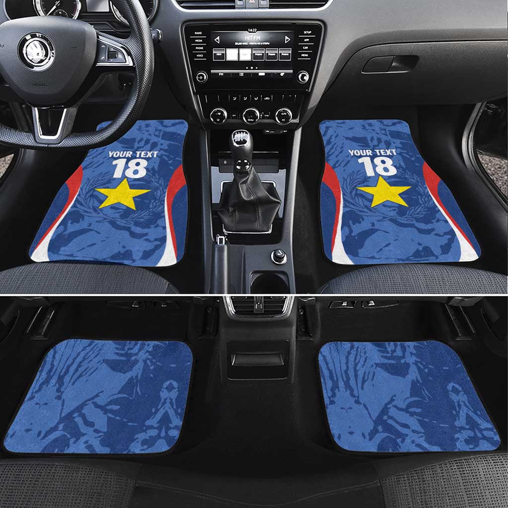 Custom Paraguay Football Car Mats La Albirroja Pride - Wonder Print Shop