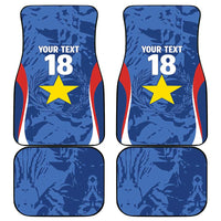Custom Paraguay Football Car Mats La Albirroja Pride - Wonder Print Shop