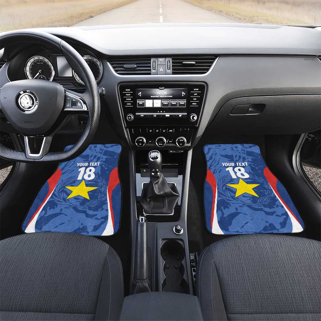Custom Paraguay Football Car Mats La Albirroja Pride - Wonder Print Shop