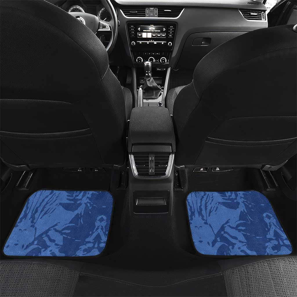 Custom Paraguay Football Car Mats La Albirroja Pride - Wonder Print Shop