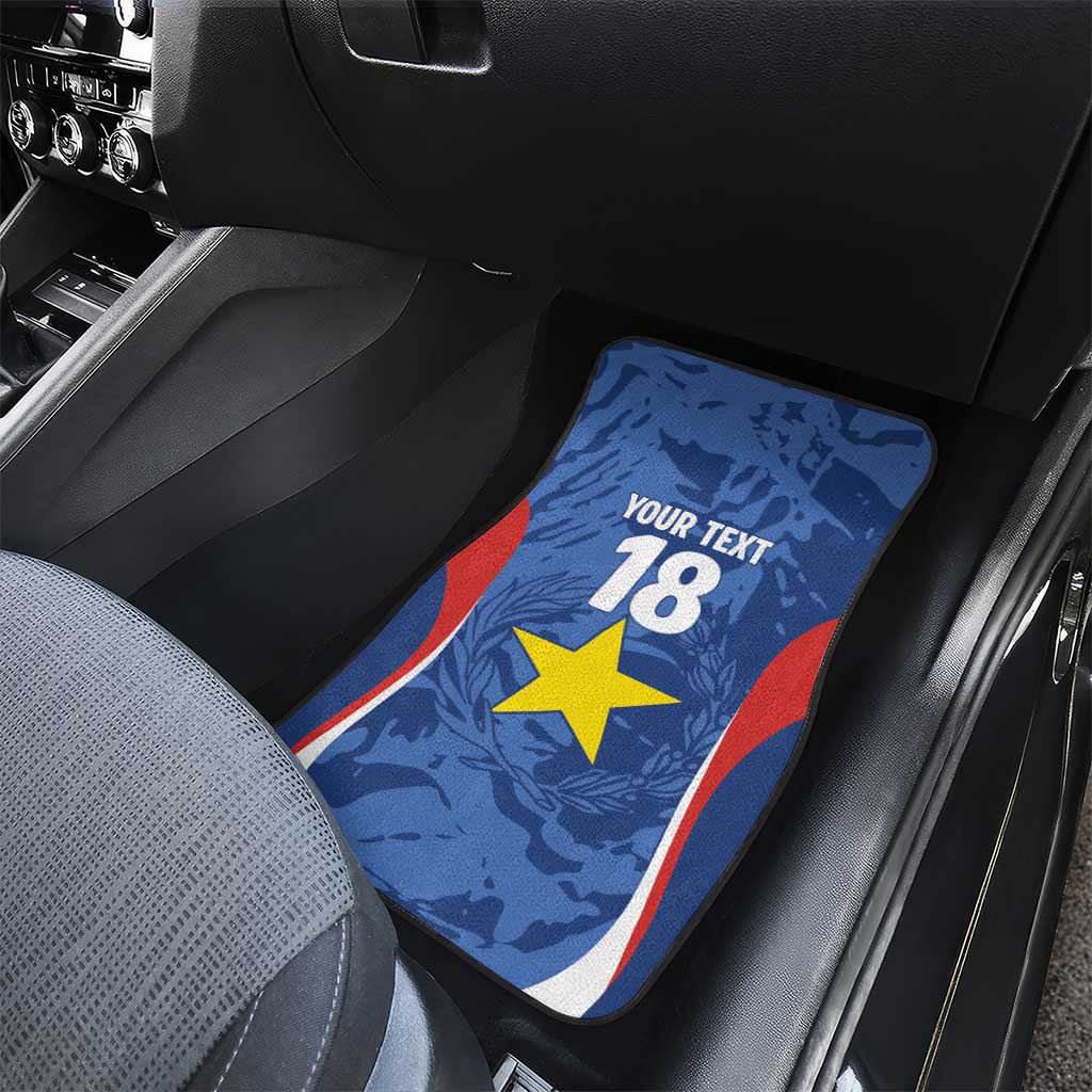 Custom Paraguay Football Car Mats La Albirroja Pride - Wonder Print Shop