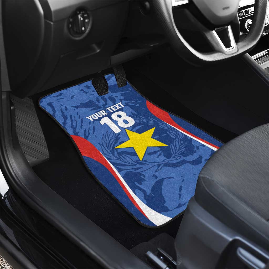 Custom Paraguay Football Car Mats La Albirroja Pride - Wonder Print Shop