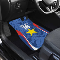 Custom Paraguay Football Car Mats La Albirroja Pride - Wonder Print Shop