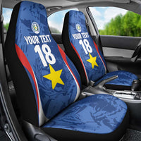 Custom Paraguay Football Car Seat Cover La Albirroja Pride - Wonder Print Shop